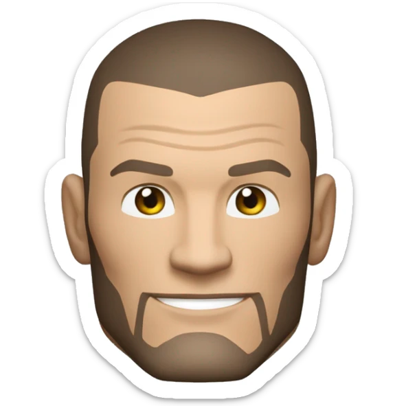 Randy Orton wwe superstar le plus réaliste possible qui fait un rko sticker