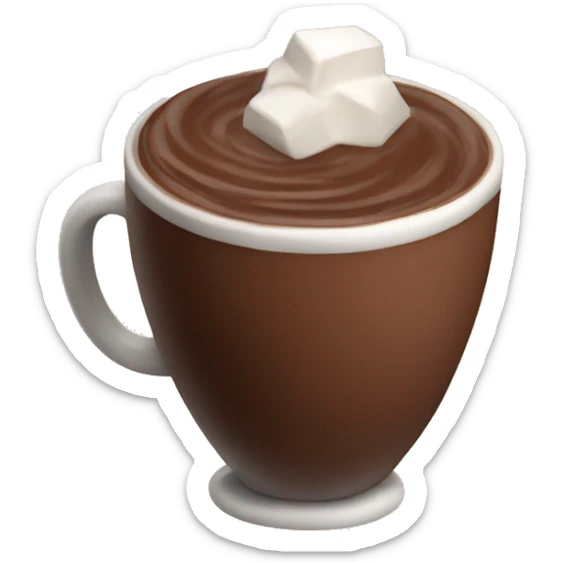 hot chocolate  sticker