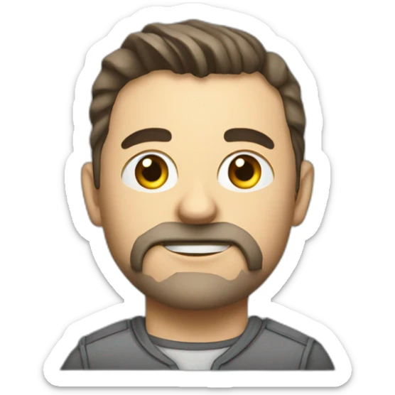 Antoine Dupont with a metal jaw walking on far de clerk sticker