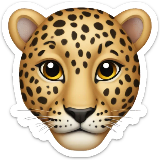 leopard sticker