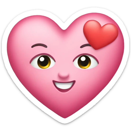 cute heart sticker