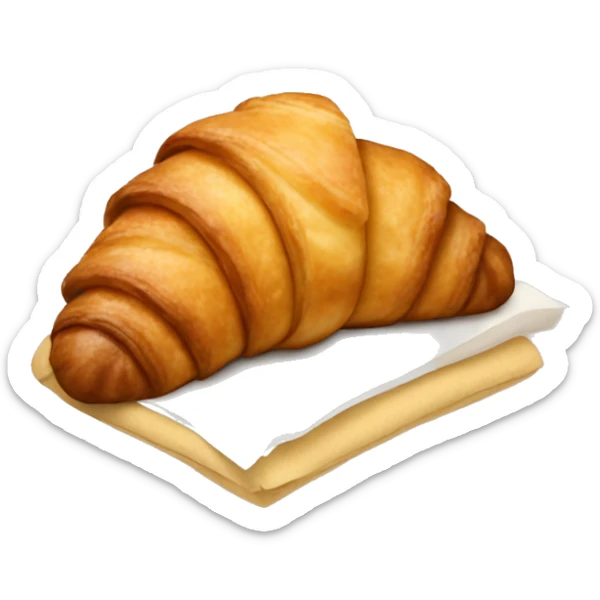 Croissant sticker