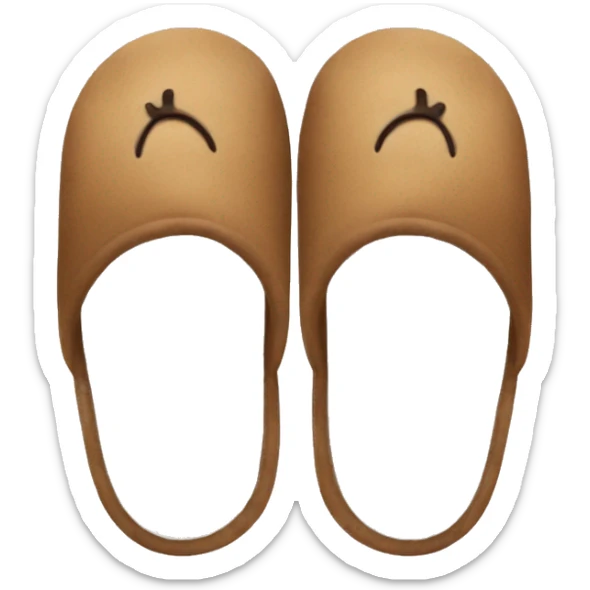 slippers sticker
