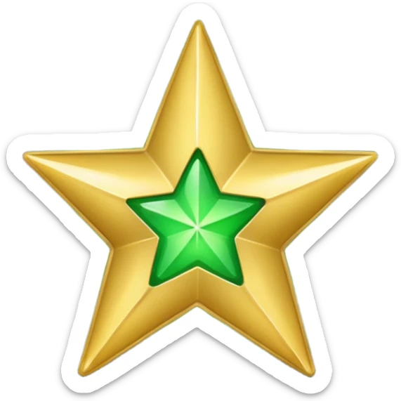 Emogie of verified  of star of 24 and tick  sticker