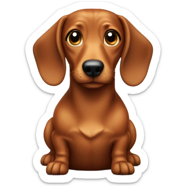 Wiener dog  sticker