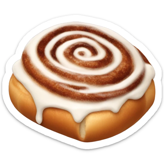 Cinnamon roll sticker