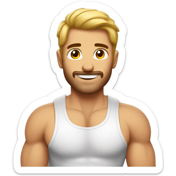 homem homosesual musculosos lindo fofo  sticker