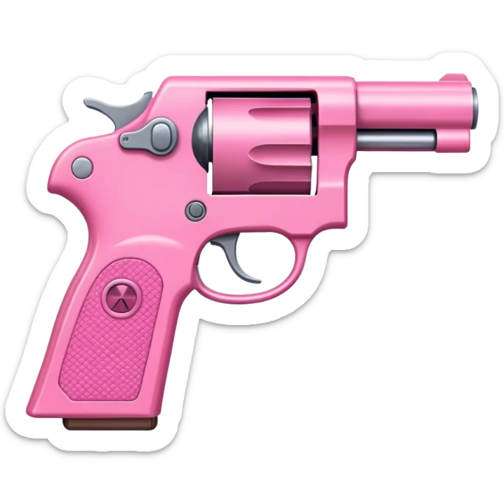 Pink pistol sticker