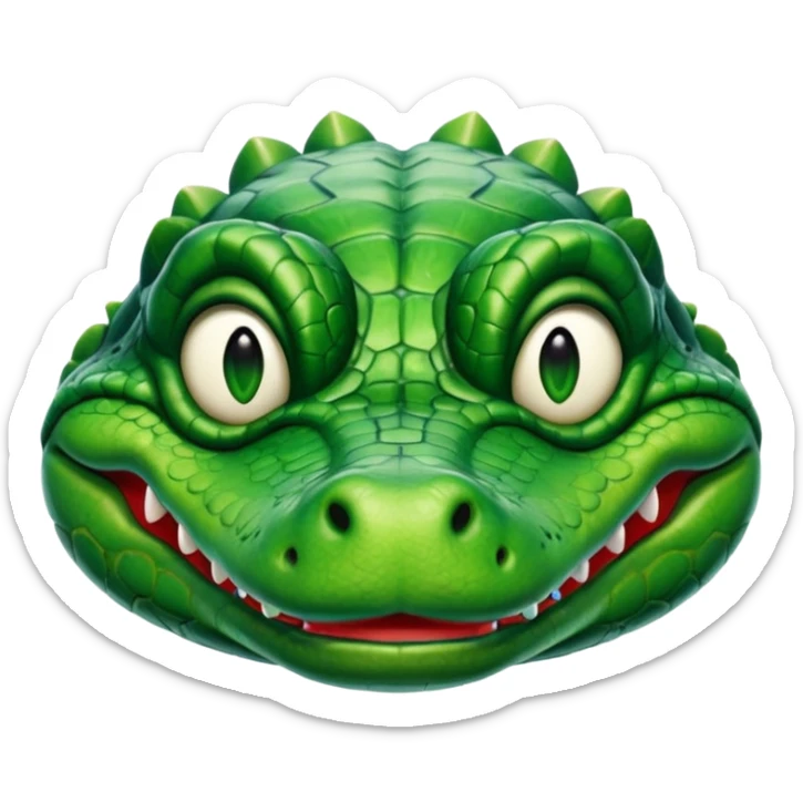Make a dead gator emoji put x’s over its eyes and have it in a dead position sticker