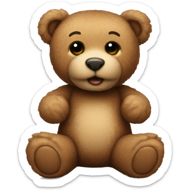 teddy bear sticker
