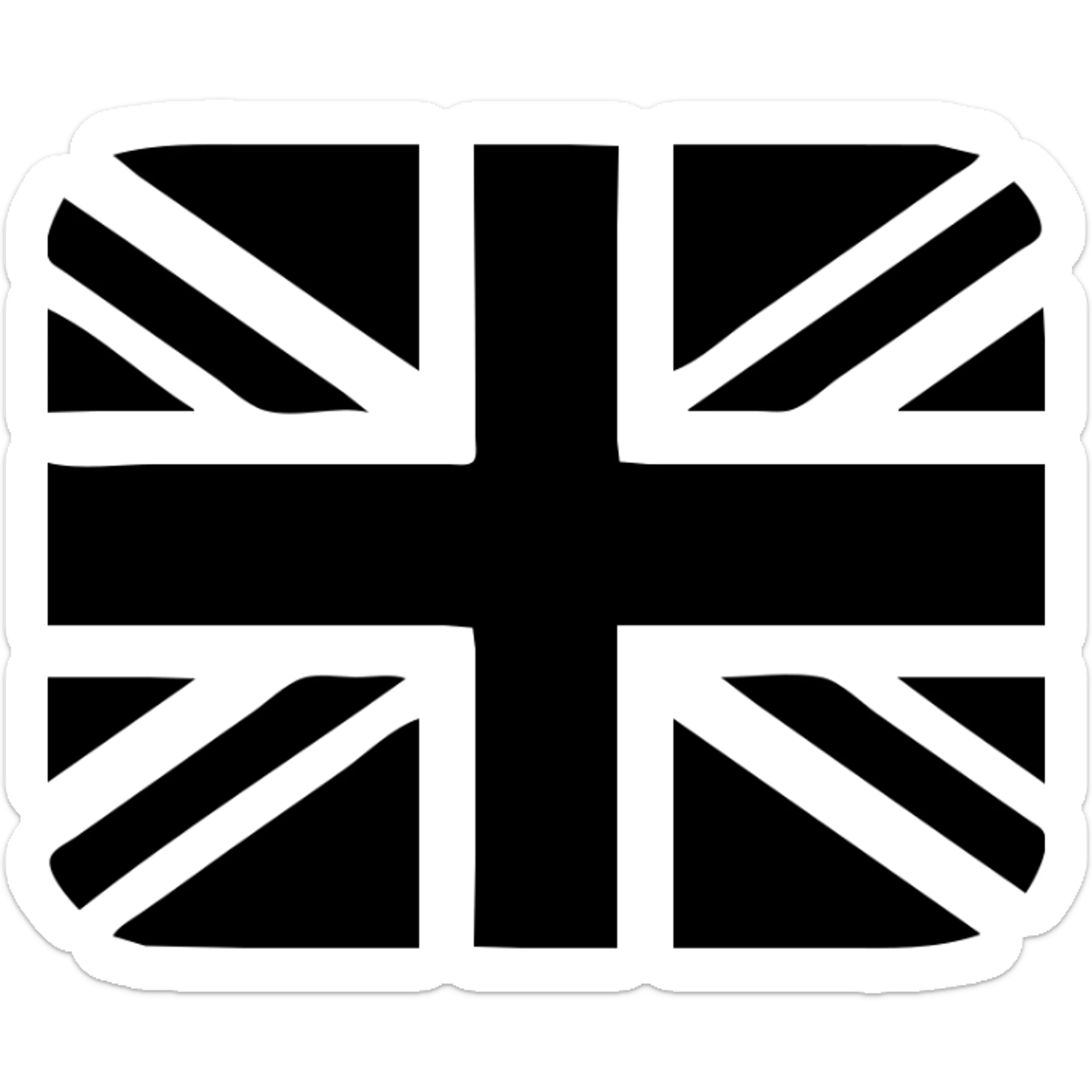 British flag sticker