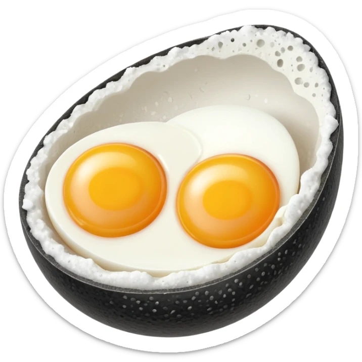 egg called salt and pepper sticker