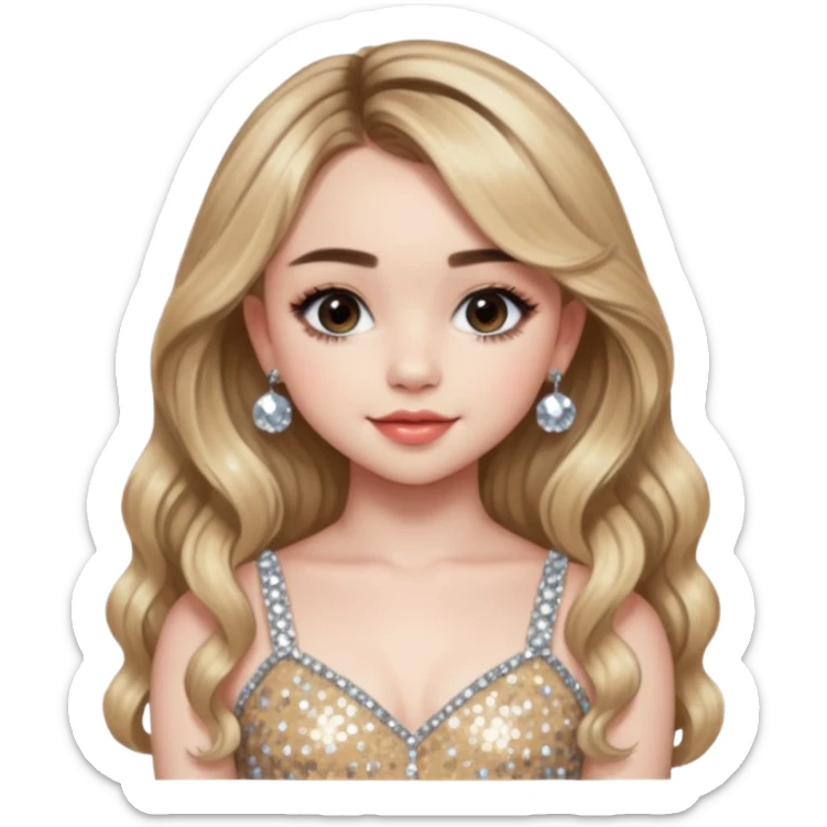 Sabrina carpenter short n sweet tour concert  sticker