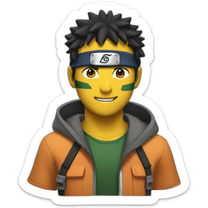 brazilian naruto. sticker