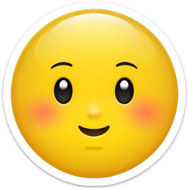 Generate a high-quality 3D cartoon-style emoji of yellow glitter, sparkling effect, smooth gradient colors, rounded and cute appearance, simple white background, high-resolution.
 sticker