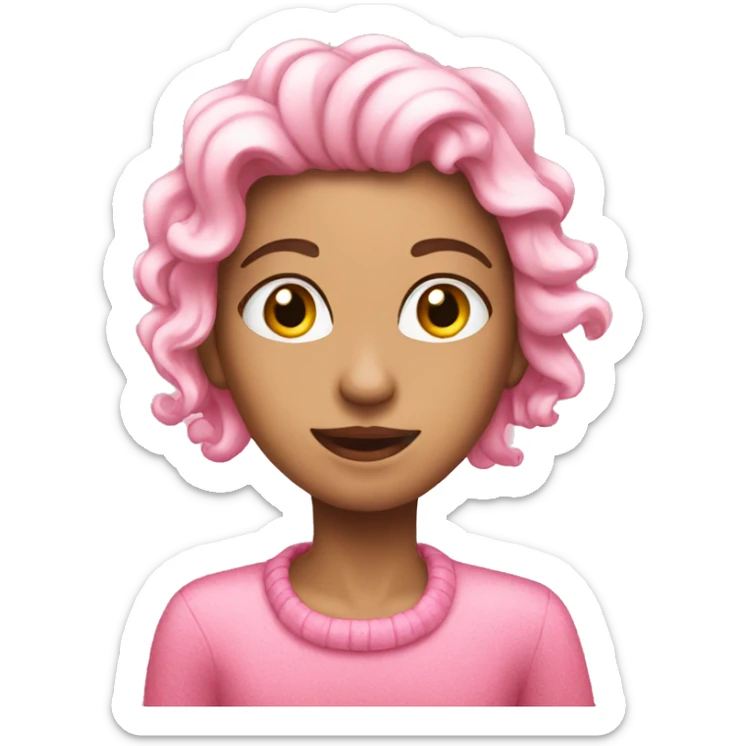 Pink Christmas  sticker