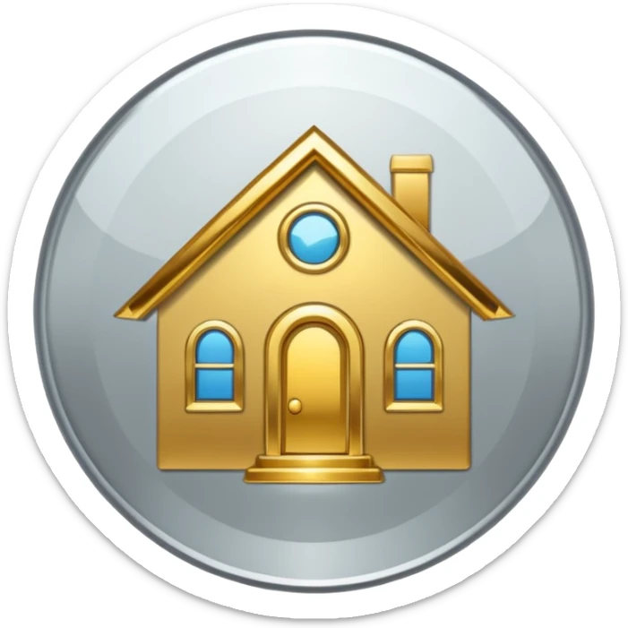 platinum vinyl with a gold house logo in the middle sticker