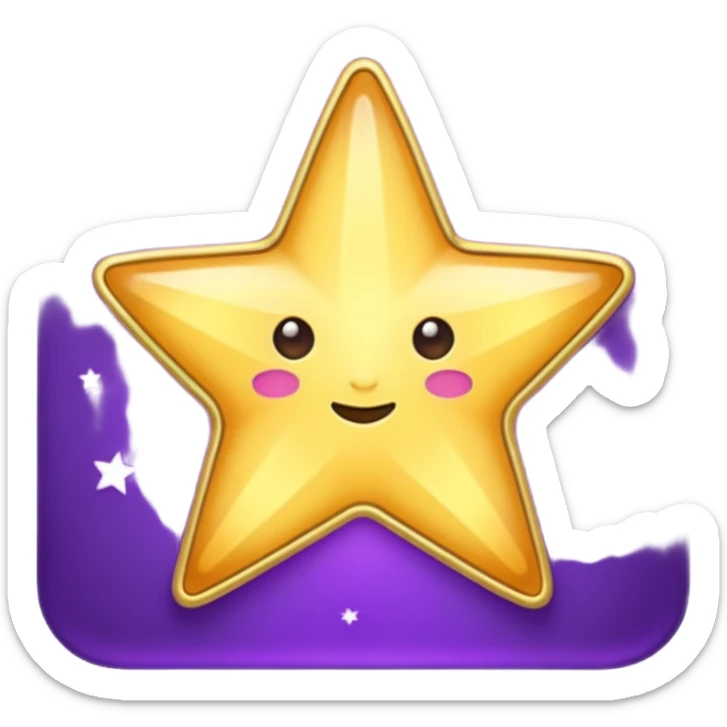 ✝️i need it like this for Christians : background purple like a box and the star id with normal without any face sticker