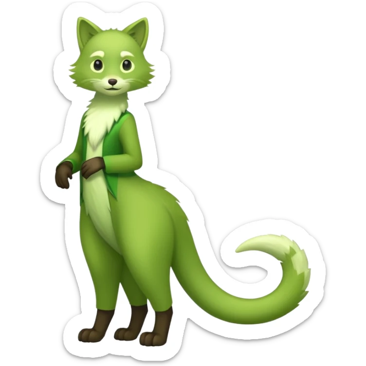 Floragato (full body) sticker