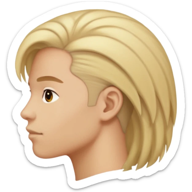 un personnage a partir du buste dans un rond en mode photo de profil sticker