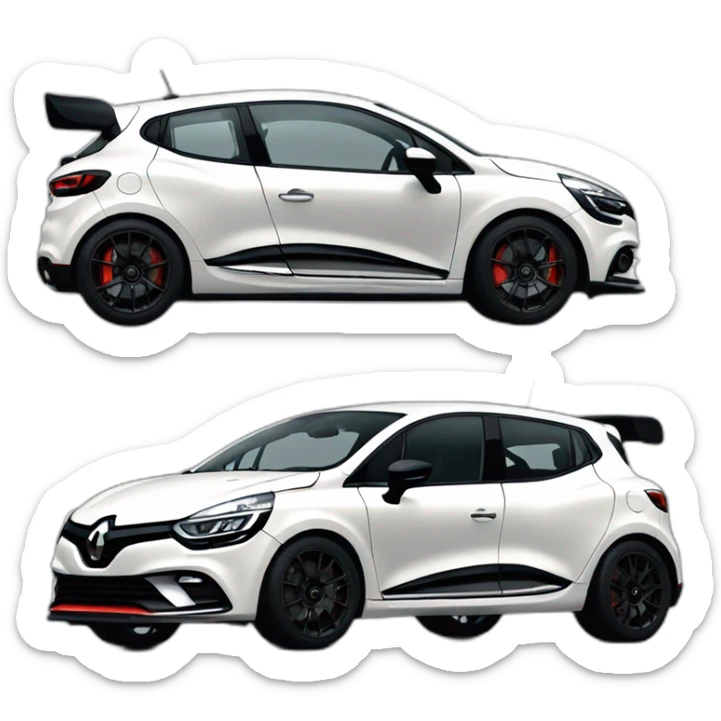 Renault Clio racing sticker