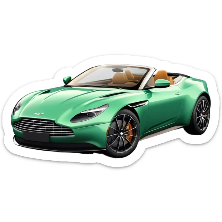Aston Martin DB11 - Aston Martin (Model Year: 2022) (Iconic colour: Green) sticker