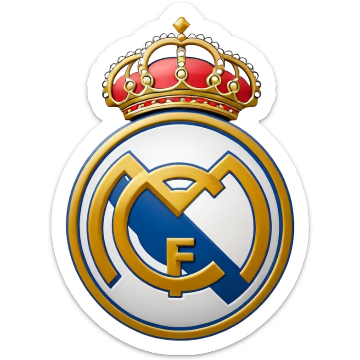 A real madrid logo , convert it to small emoji so that i can put it on my instagram bio sticker