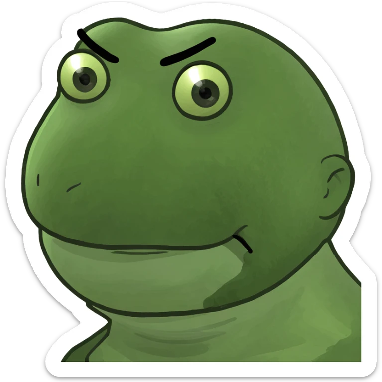 A man taking a drive off the tee in the rain wearing wellington boots  sticker