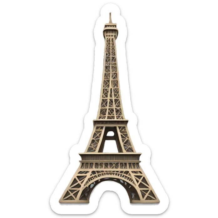 Eiffel tower sticker