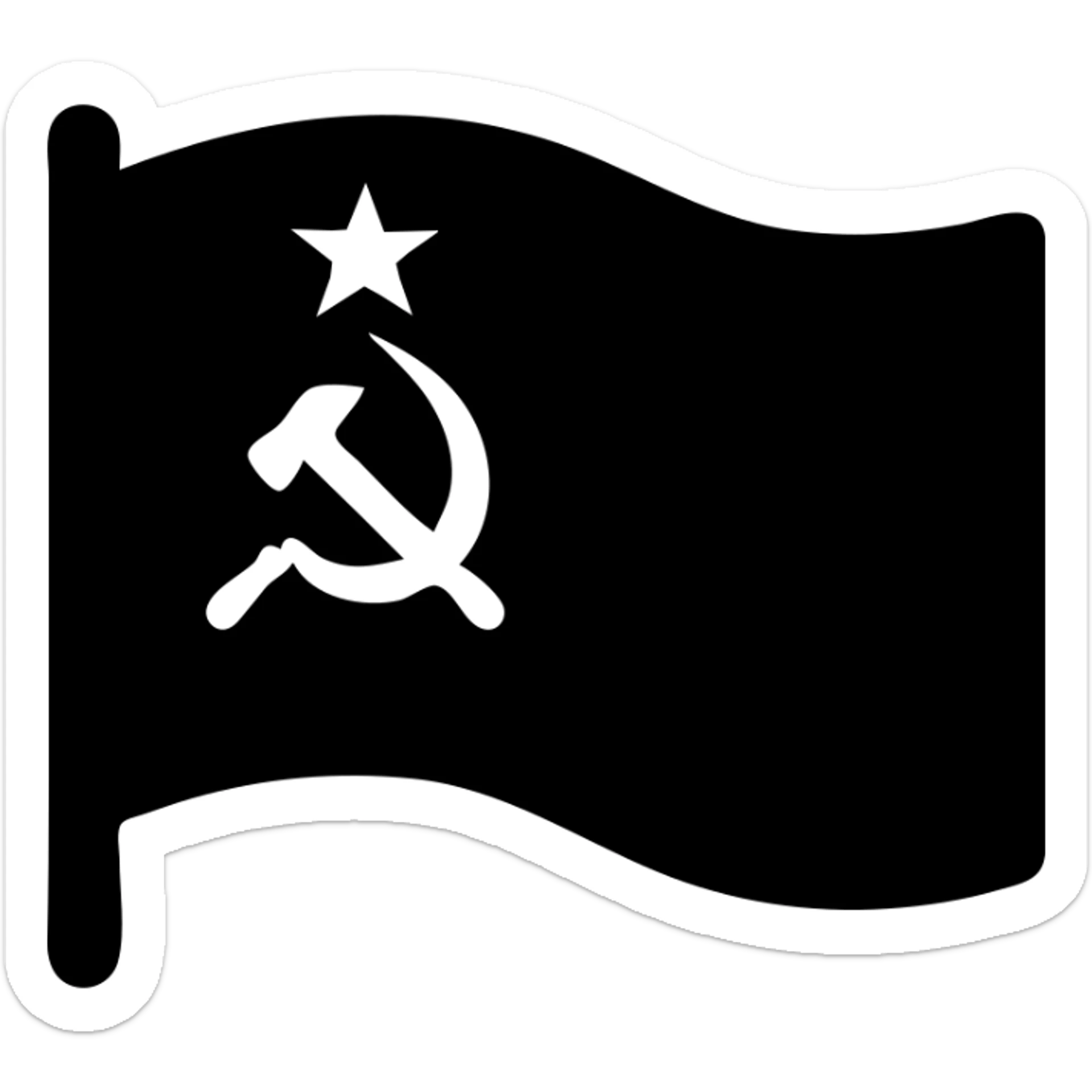 Soviet Union flag sticker