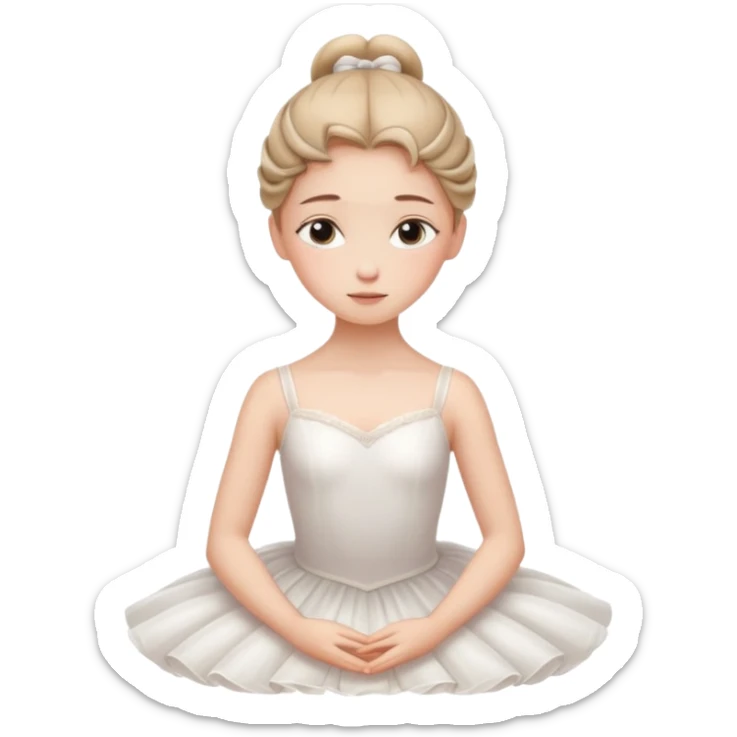 White Suit – Dreamy
 Young ballerina in white outfit, eyes half-closed, peaceful dreamy mood.

















































 sticker