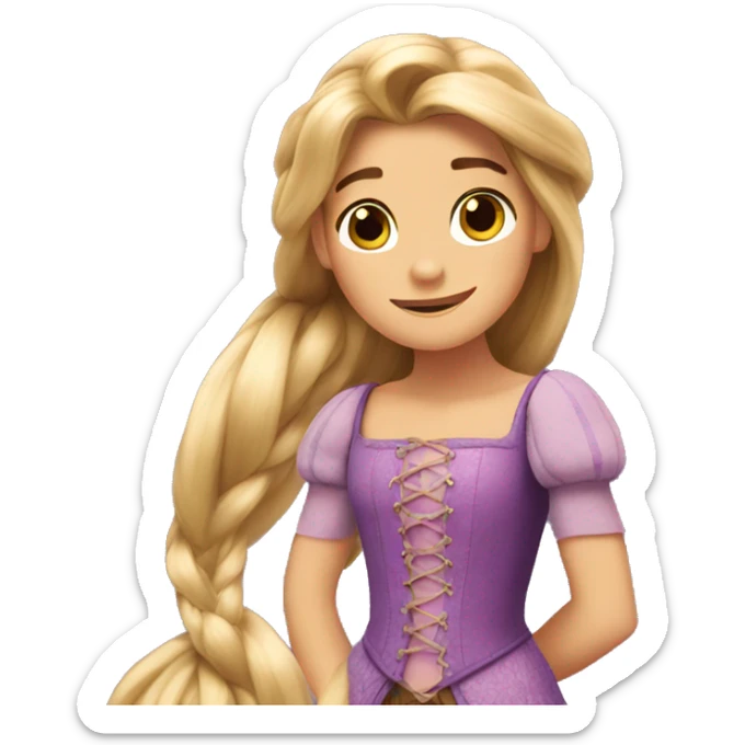 Rapunzel sticker