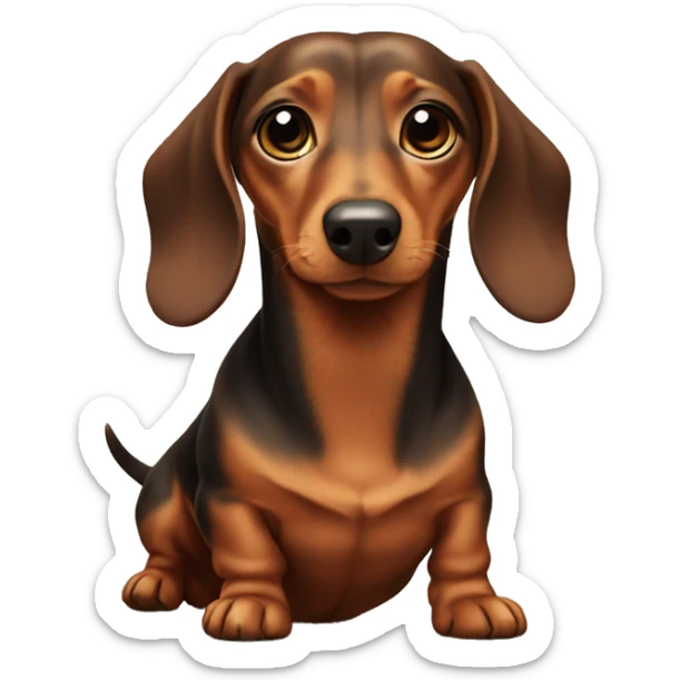 dachshund sticker