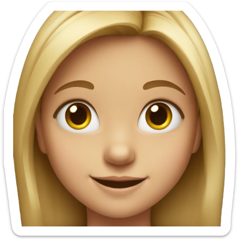 smiling little girl portrait with jewelry sticker