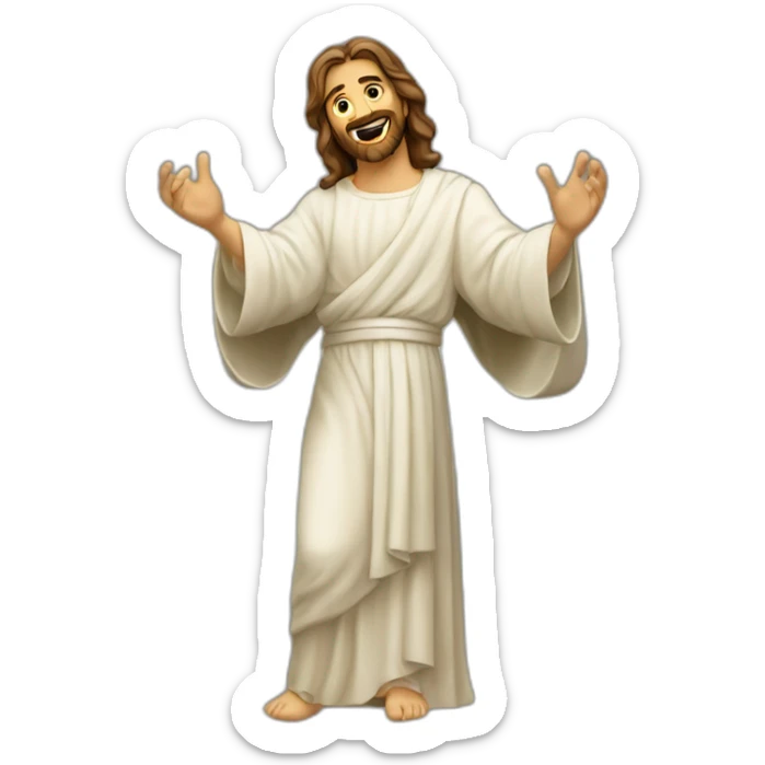 Cristo diciendo yo si vi esas fotos sticker