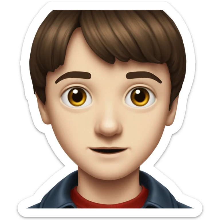 Noah Cameron Schnapp is an American actor. He is best known for his role as Will Byers in the Netflix science fiction horror series Stranger Things. grown  sticker