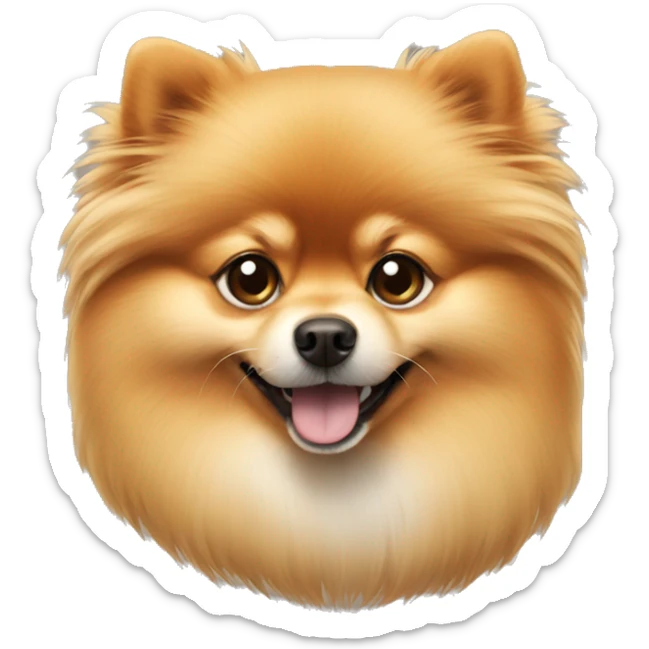 Pomeranian dog sticker