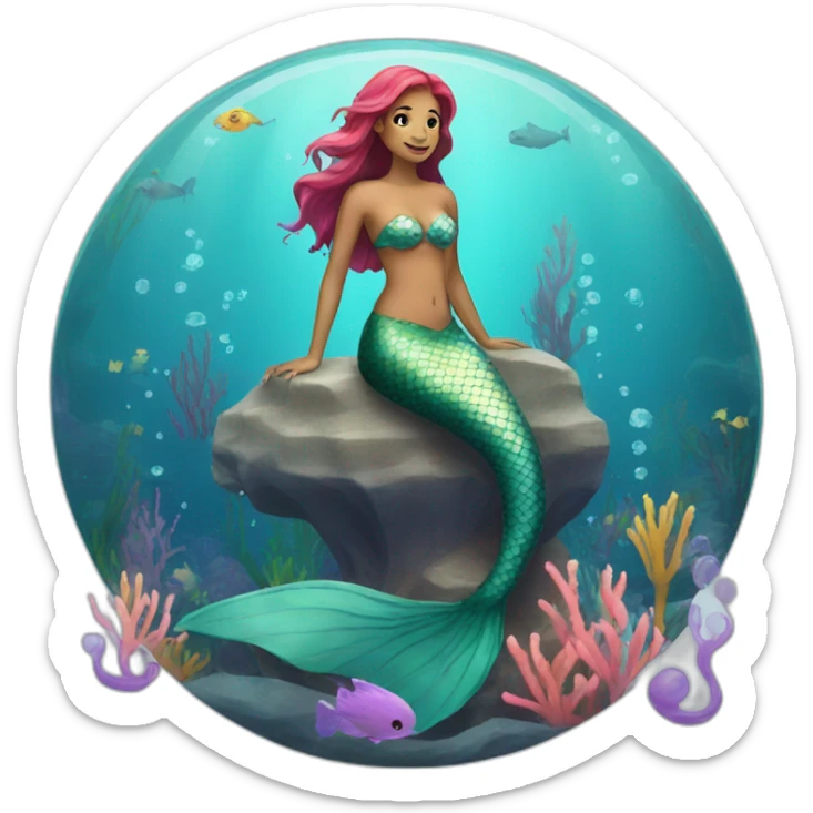 Mermaid sticker