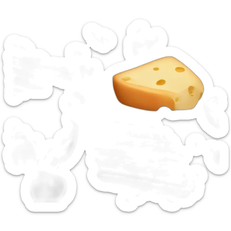 Erlandskian Chocolate Cake of vanilla and grapes and Apple and cheese sticker