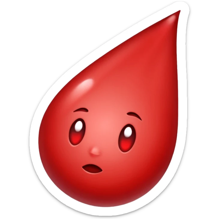 Gota de sangre sticker