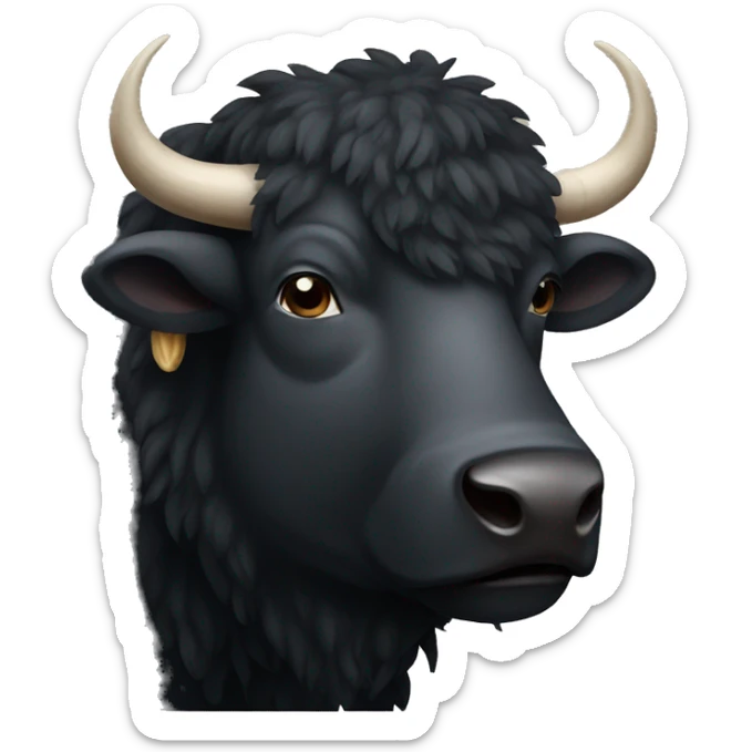 black buffalo sticker