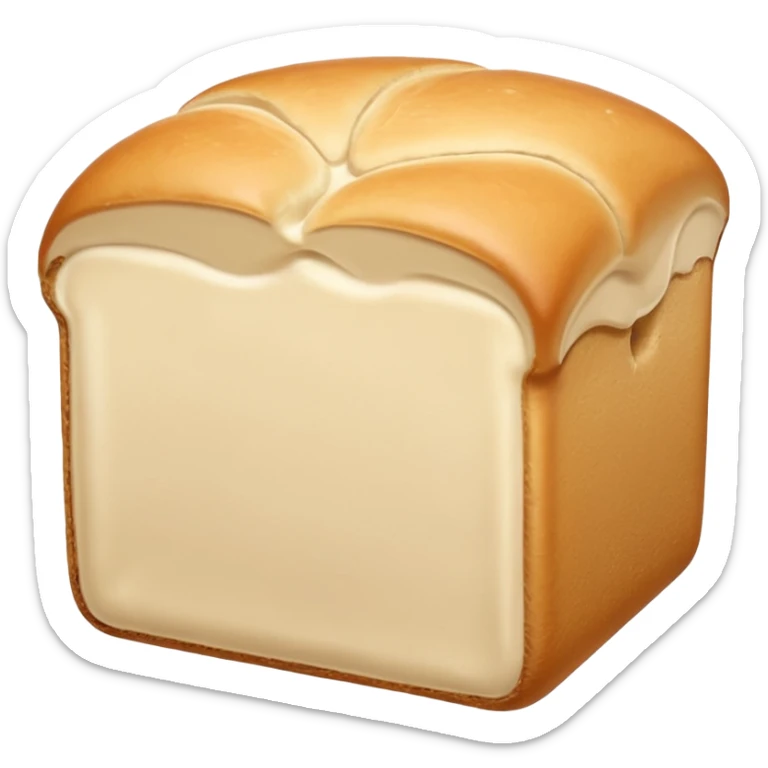 small block or cube of fresh baker’s yeast, pale beige color, smooth and slightly crumbly texture, neat but softly pressed shape with faint lines or cracks suggesting moisture and softness, no packaging, bowl, or extras, soft lighting, subtle shadows, emoji scale sticker