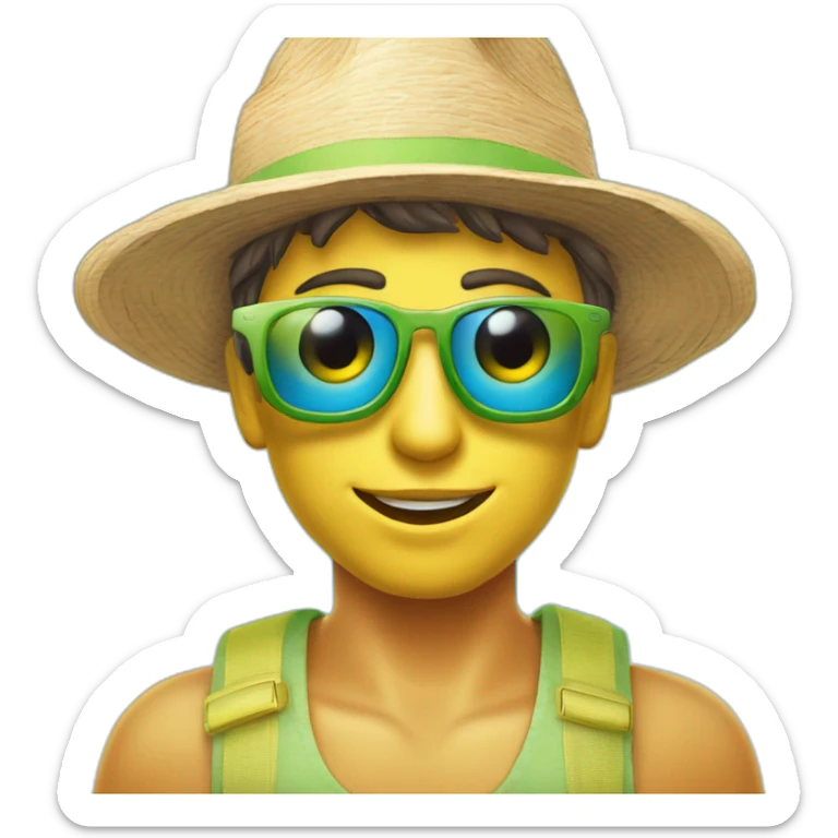 s sommes en vacances et nous sommes pas inquiet sur ce point vision des vacances sticker