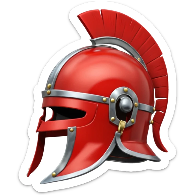 roman helmet without background sticker