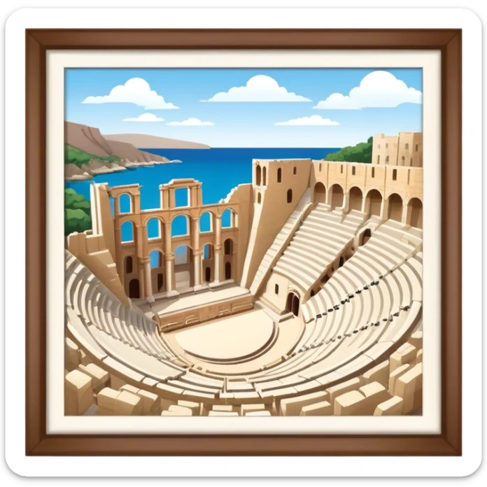 Cinematic Realistic Odeon of Herodes Atticus Emoji sticker