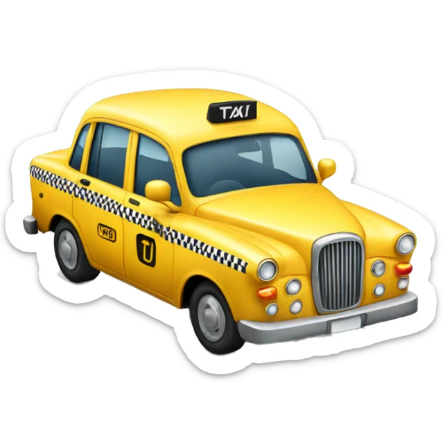 taxi sticker
