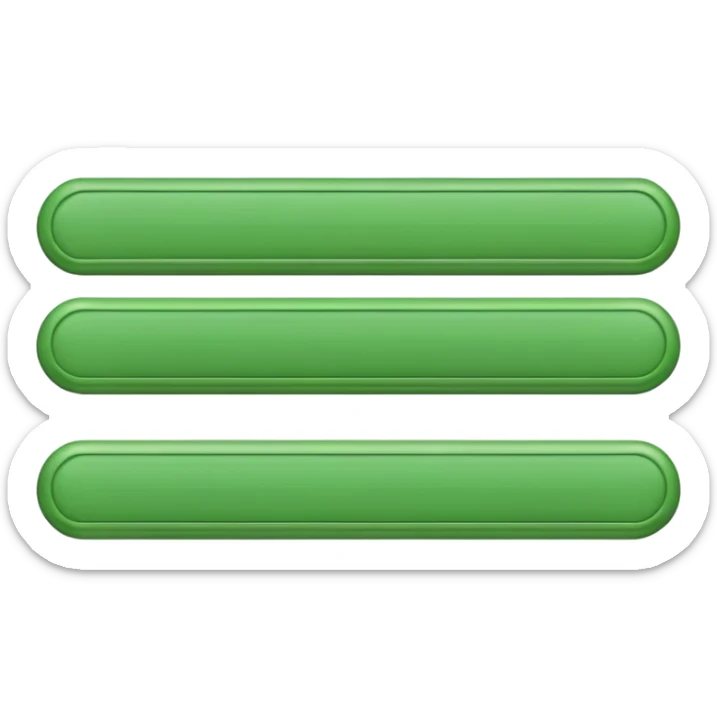 i want an hp bar for my discord bot which is text fight bot, i want a total of 3 emojis, left edge of hp bar, right edge of hp bar, middle of hp bar, i want the hp bar to look good and clean, it should look more like a hardcore hp bar sticker