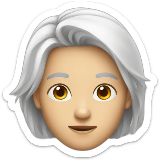 Emoji-tris sticker