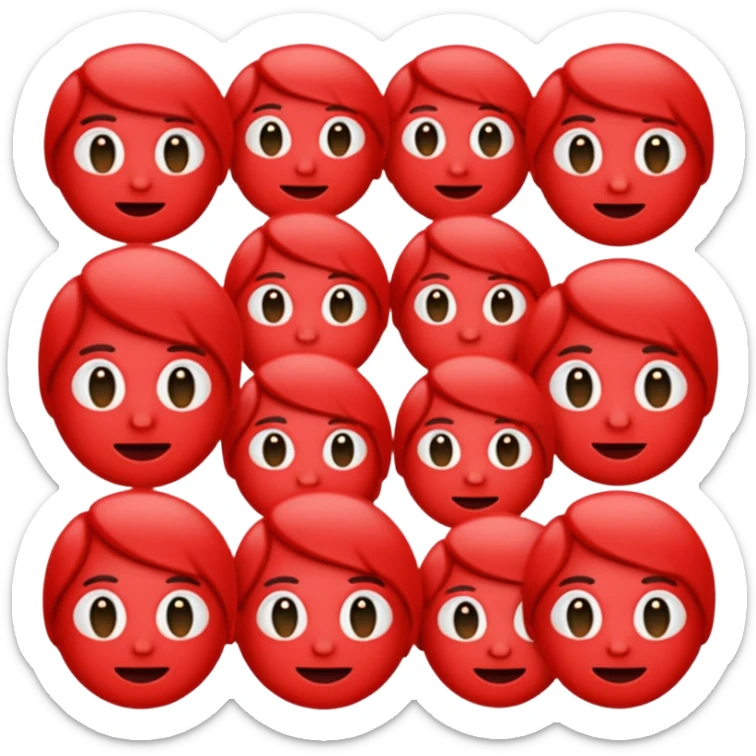 i want an emoji of the characters "13%" with a red hue sticker