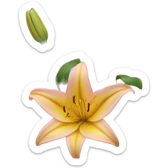 magic lilies  sticker